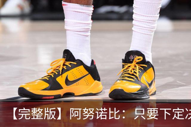 【完整版】阿努诺比：只要下定决心就无所不能 我们证明了这点